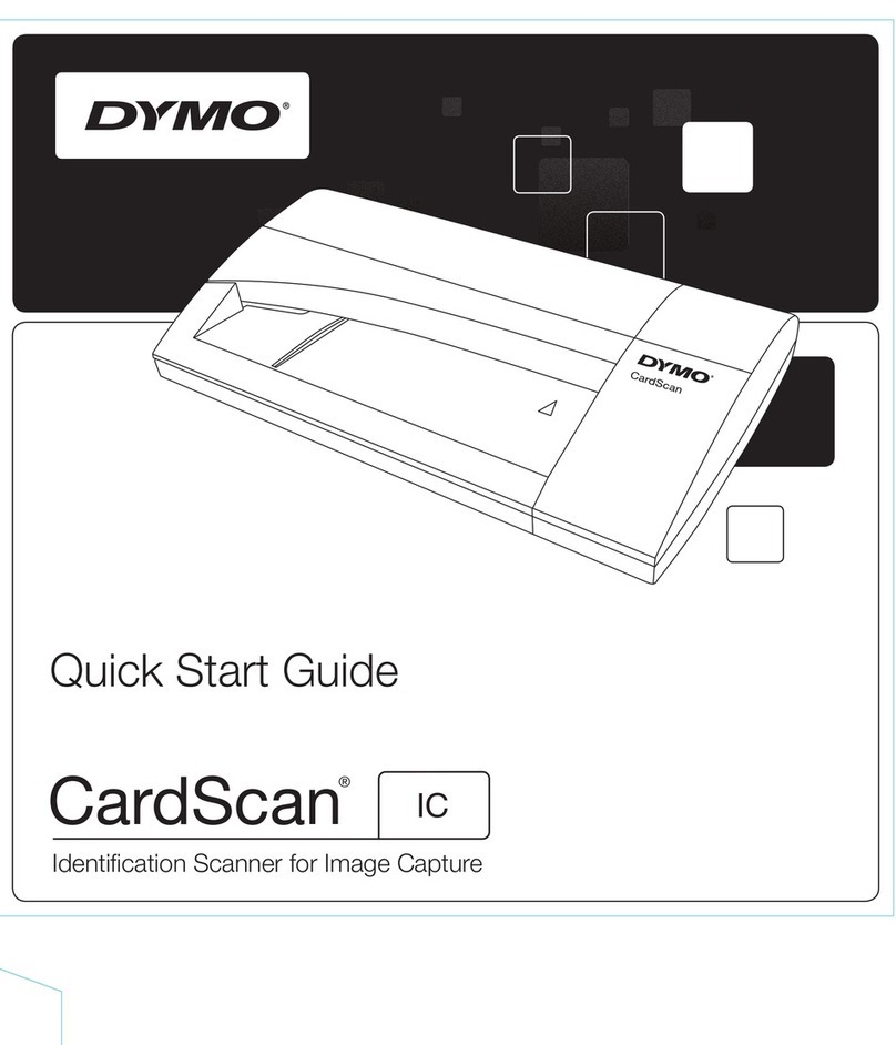 Dymo CardScan quick start guide