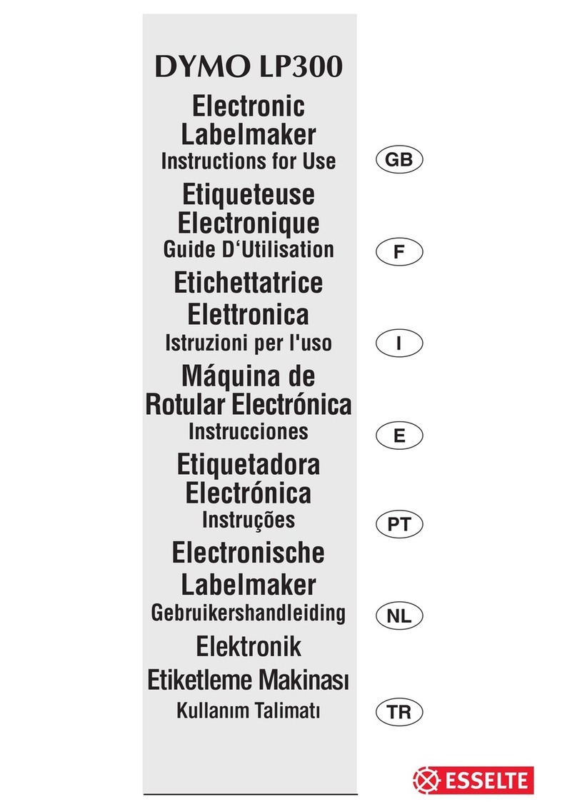 Dymo LP300 User manual