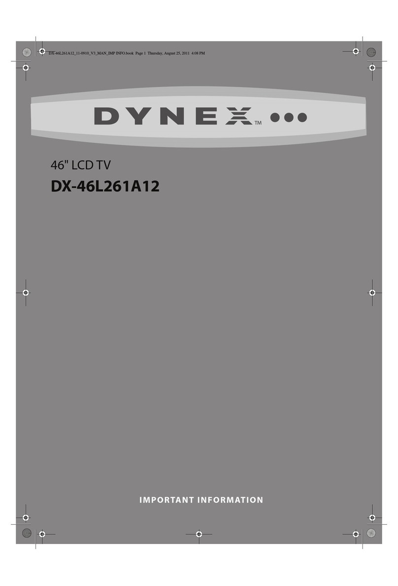 Dynex DX-46L261A12 Operating manual