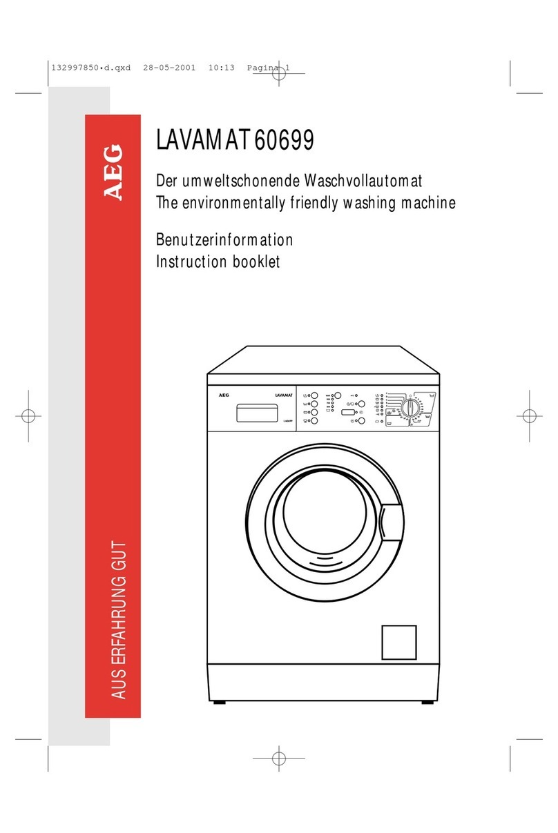 AEG LAVAMAT 60699 User manual
