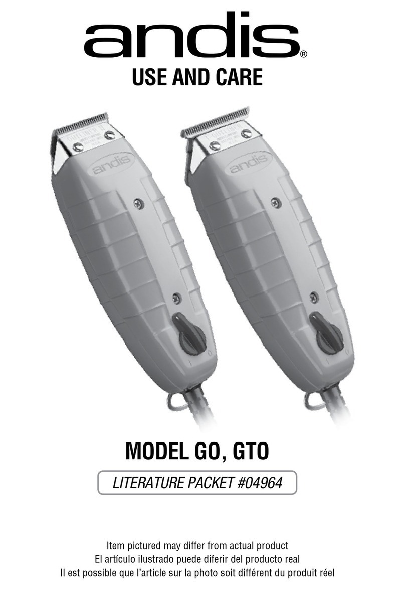 Andis GO Installation instructions