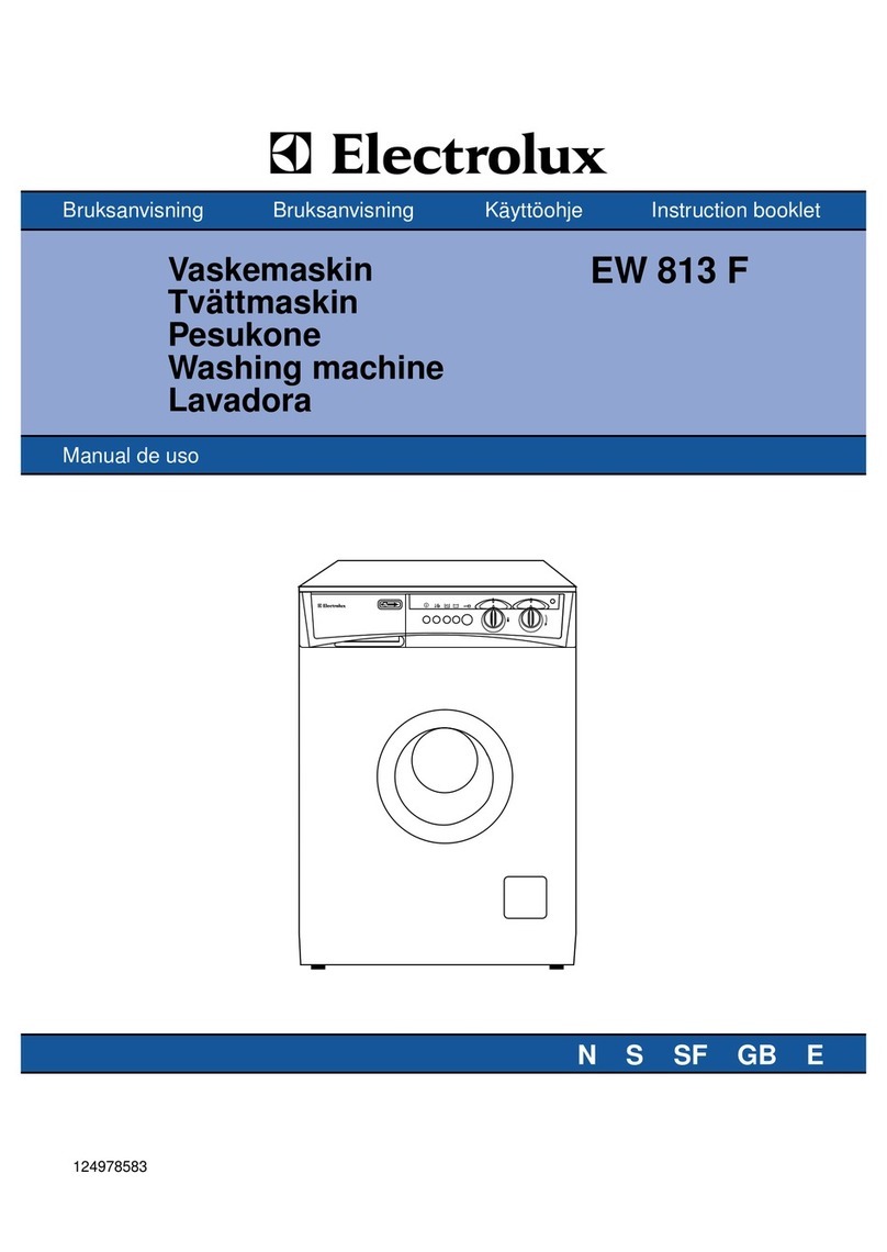 Electrolux EW 813 F User manual