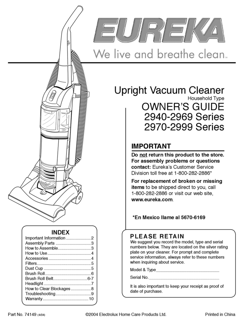Electrolux 2970-2999 Series User manual