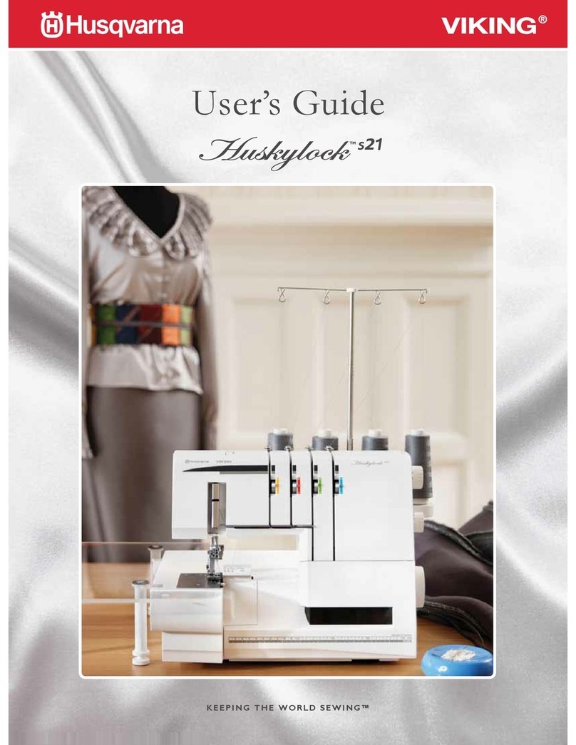 Husqvarna Viking Huskylock s21 user guide