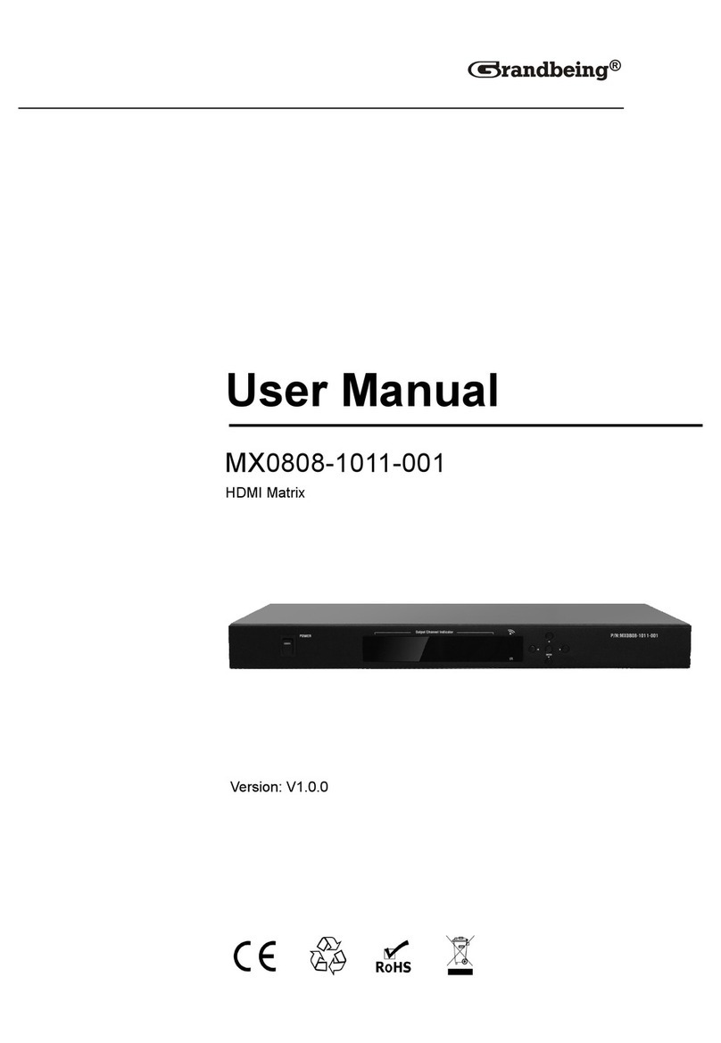 Grandbeing MX0808-1011-001 User manual