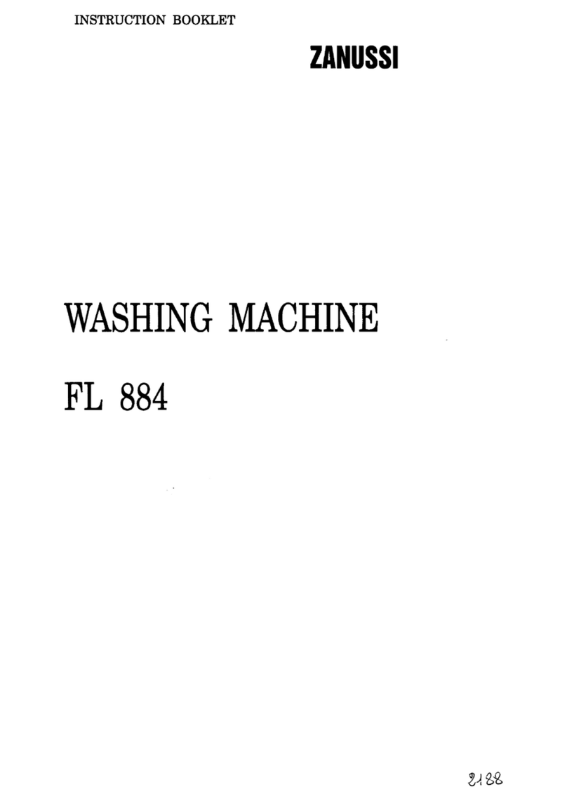Zanussi FL 884 Instruction booklet