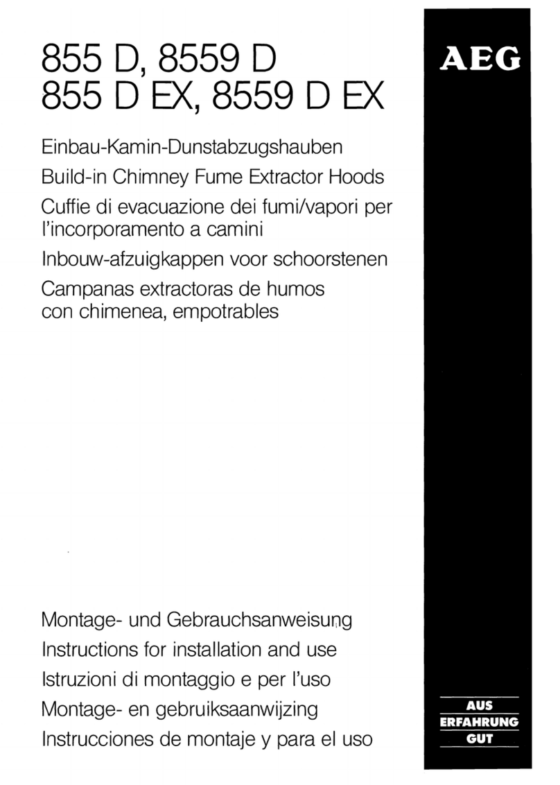 AEG 855 D User manual