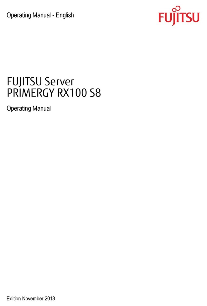 Fujitsu PRIMERGY RX100 S8 User manual