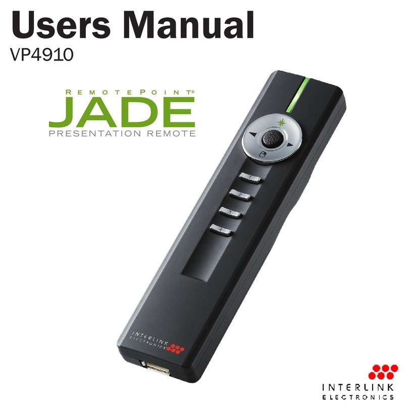 Interlink electronics Jade VP4910 user manual