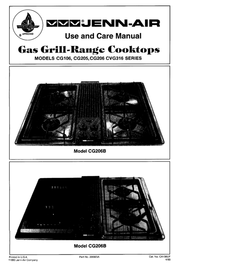 Jenn-Air CG106 SERIES User manual
