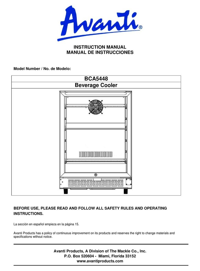 Avanti BCA5448 User manual