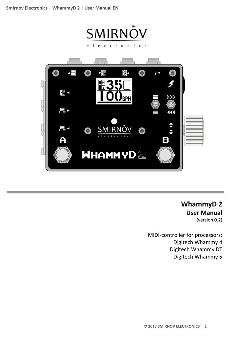 Smirnov Electronics WhammyD 2 user manual
