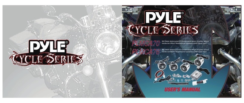 Pyle Cycle Series PLMCA70 user manual