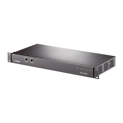 Bosch VIP X1600 Module User manual