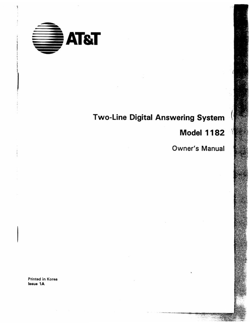 AT&T 1182 User manual