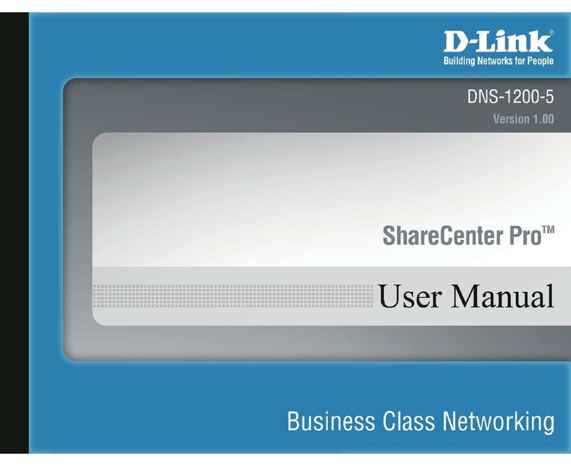 D-Link DNS-1200-5 User manual D-Link DNS-1200-5 User manual