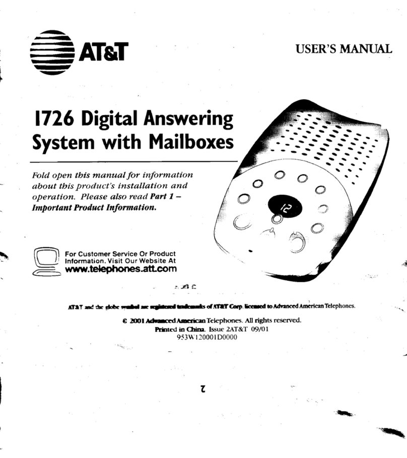AT&T 1726 User manual
