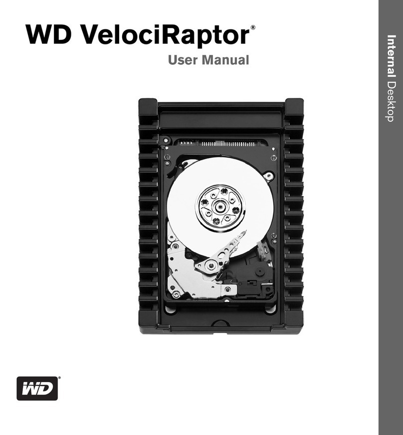Western Digital VelociRaptor User manual