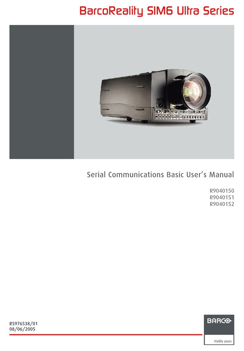 Barco BarcoReality SIM6 Ultra R9040150 User manual
