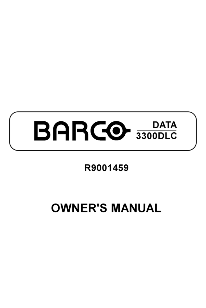 Barco 3300DLC User manual