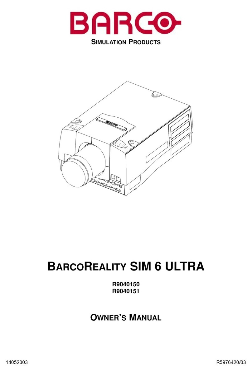 Barco BarcoReality SIM6 Ultra R9040150 User manual