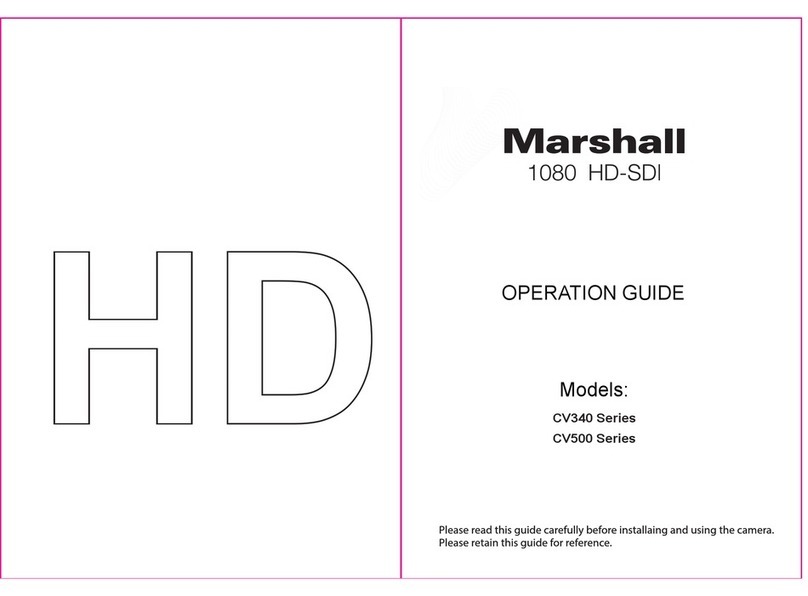Marshall Electronics CV500 series Operation guide