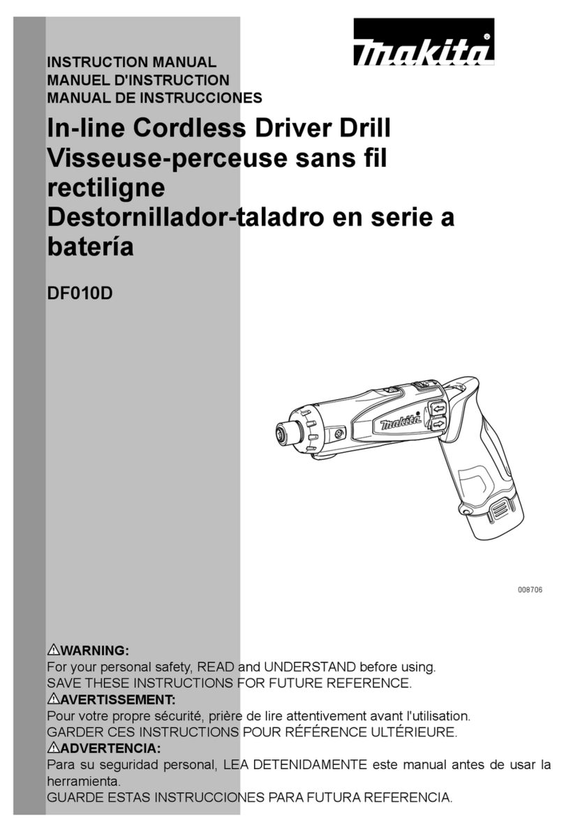 Makita DF010D User manual