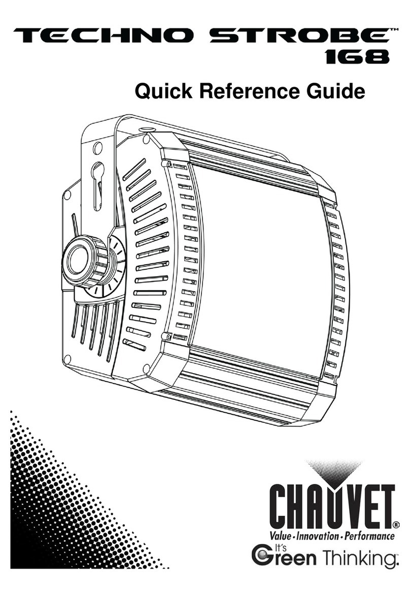 Chauvet Techno Strobe 168 User manual