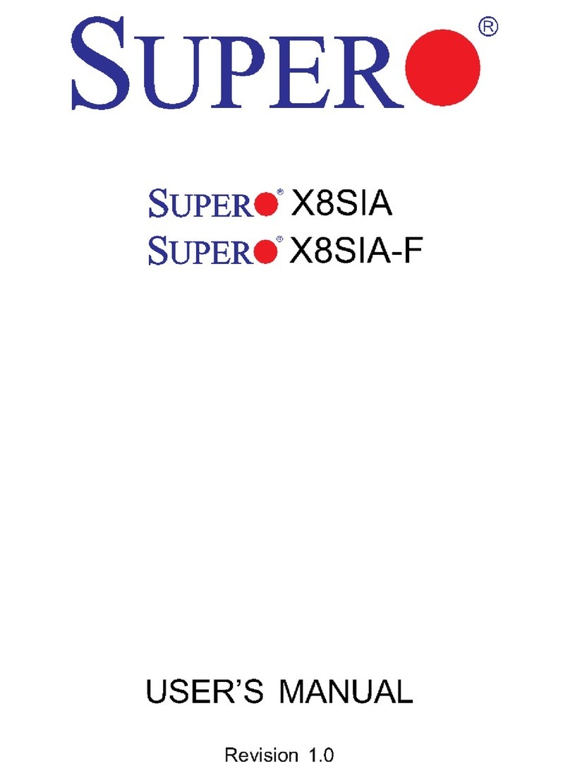 Supero X8SIA User manual
