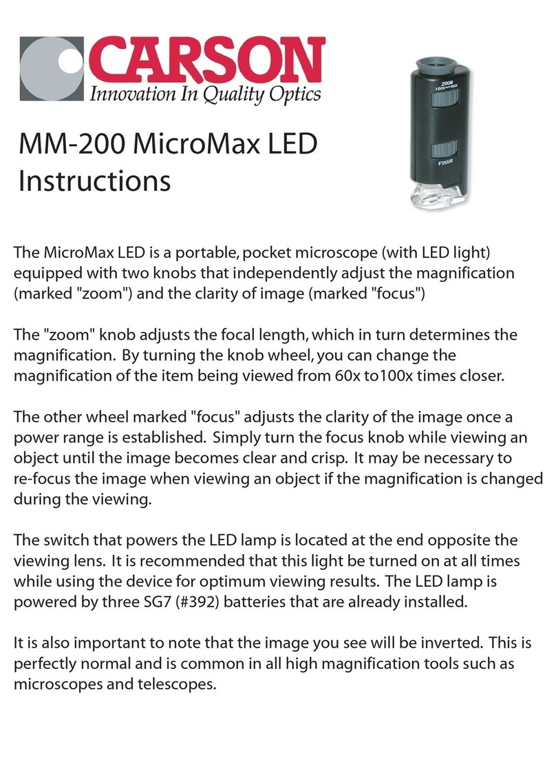 Carson MM-200 MicroMax LED User manual
