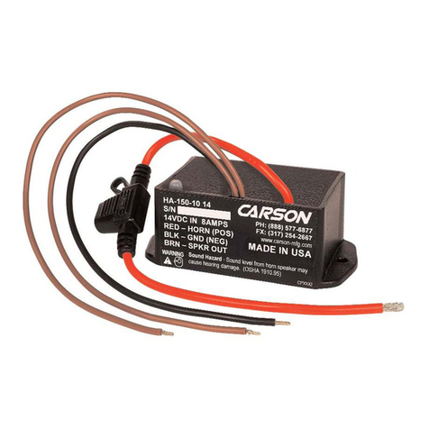 Carson HA-150-10 User manual Carson HA-150-10 User manual