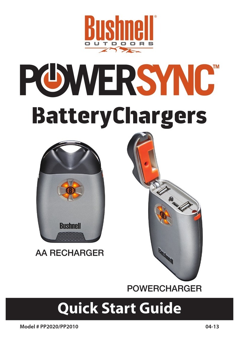 Bushnell PowerSync PP2020 quick start guide Bushnell PowerSync PP2020 quick start guide