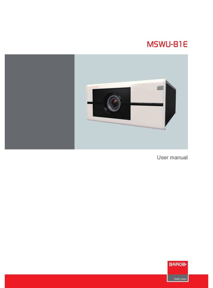Barco MSWU-81E user manual