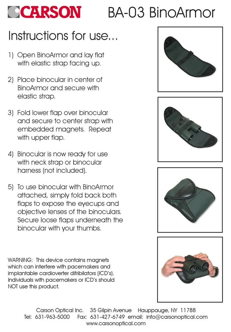 Carson BA-03 BinoArmor Instructions for use