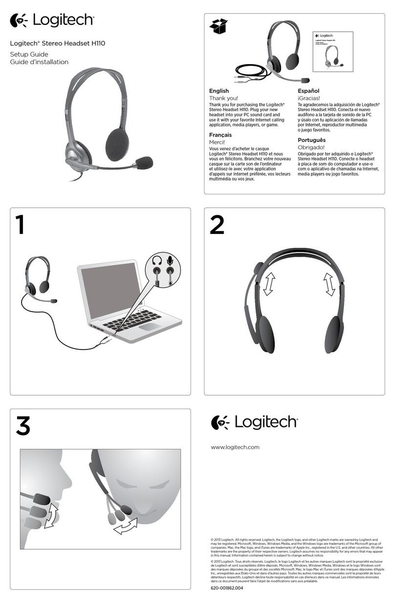 Logitech H110 Setup guide