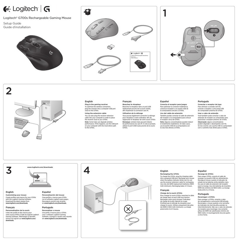 Logitech G700s User manual
