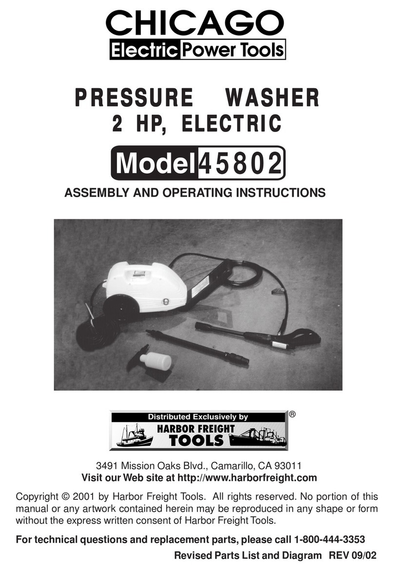 Chicago Electric 45802 Assembly and operating instructions Chicago Electric 45802 Assembly and operating instructions