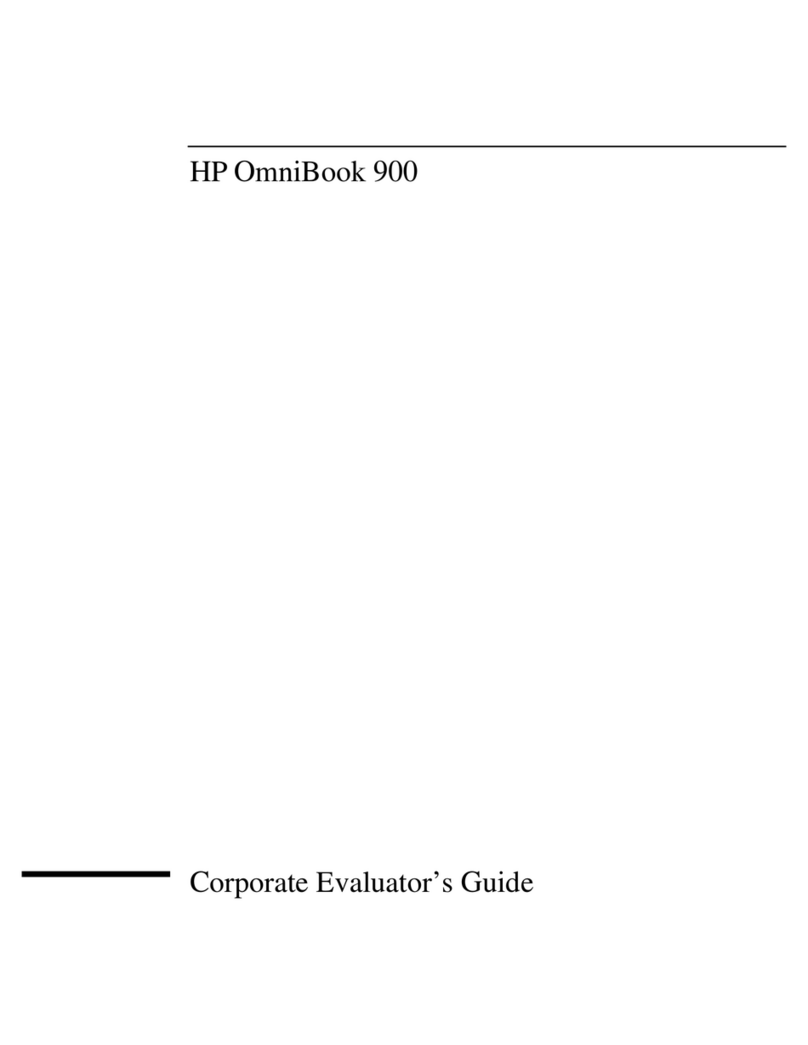 HP HP OmniBook 900 Instruction sheet