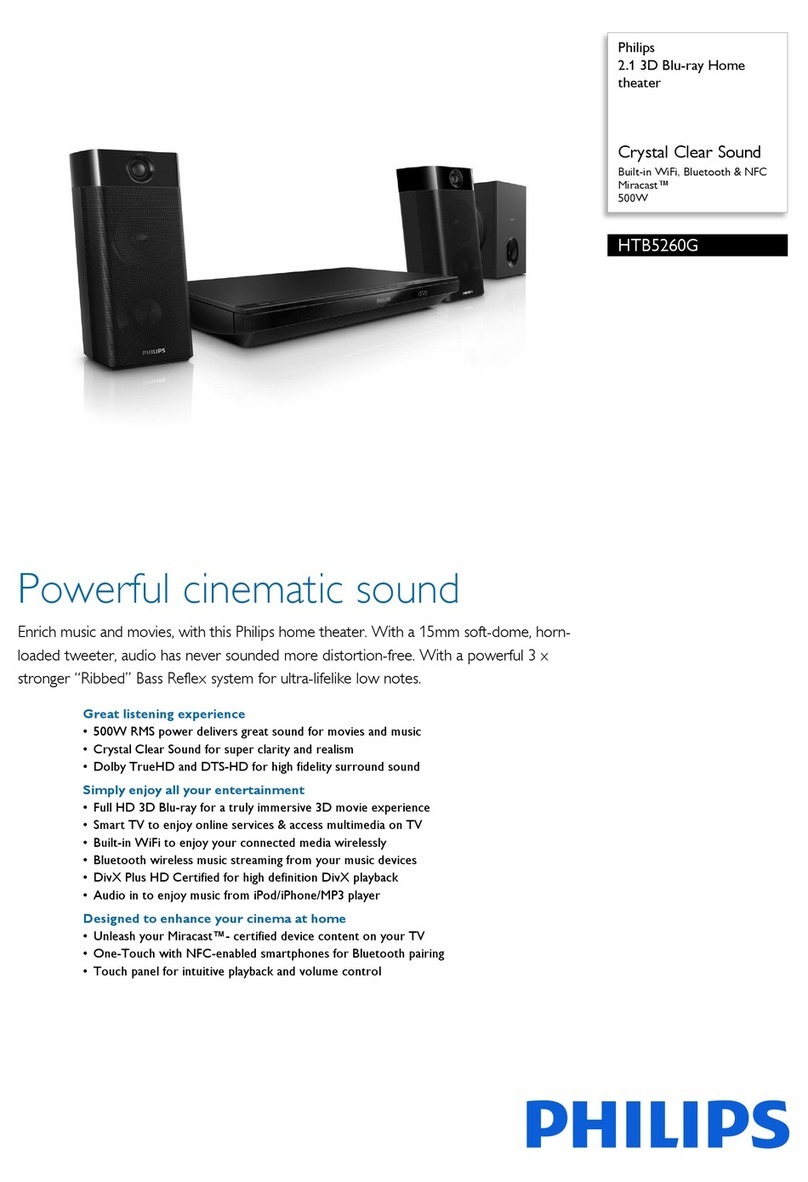 Philips HTB5260G Specifications