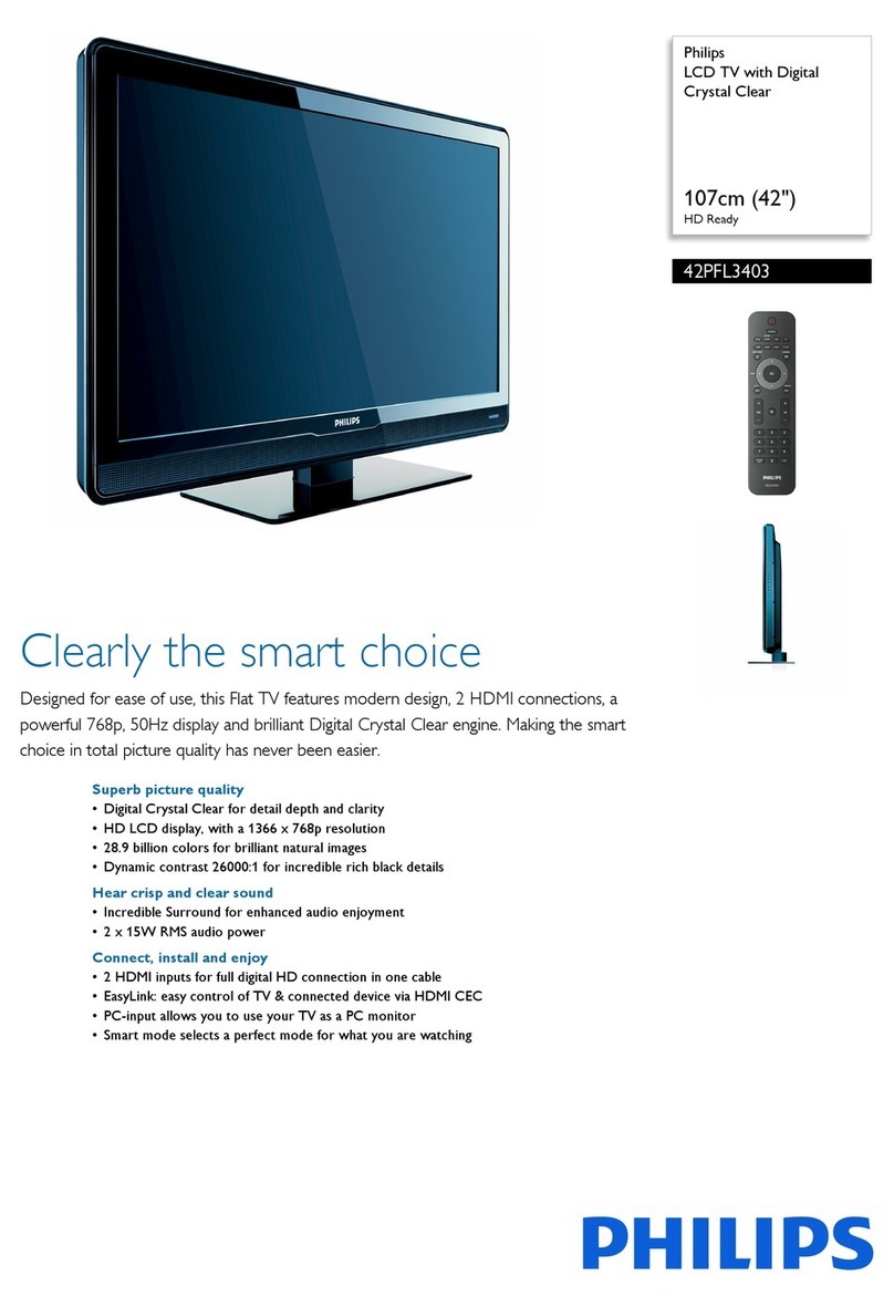 Philips 42PFL3403 User manual