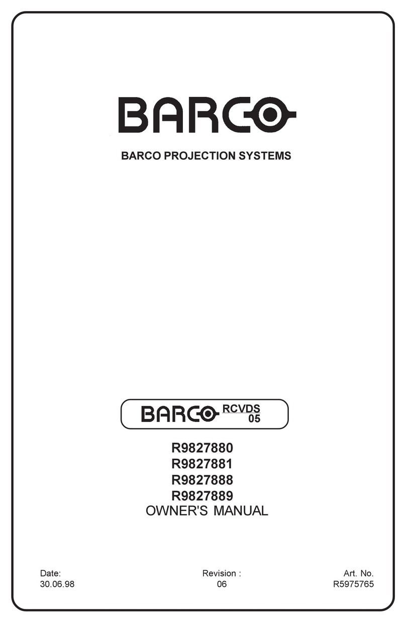 Barco R9827880 User manual