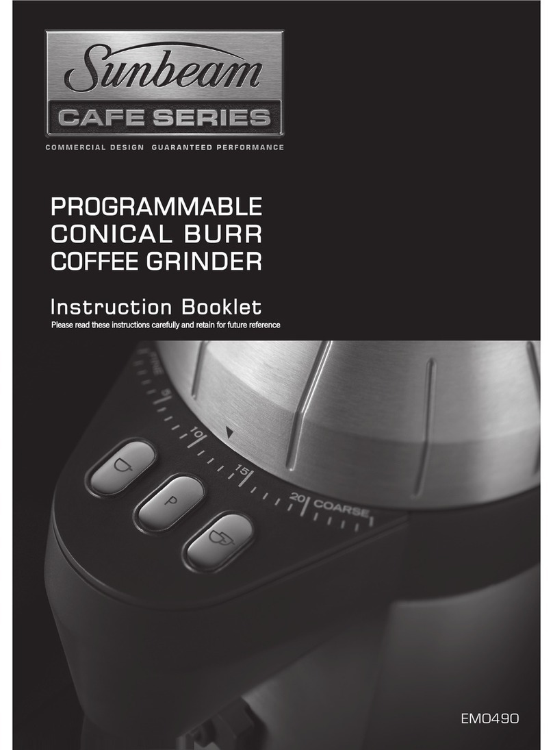 Sunbeam CAFE EM0490 User manual