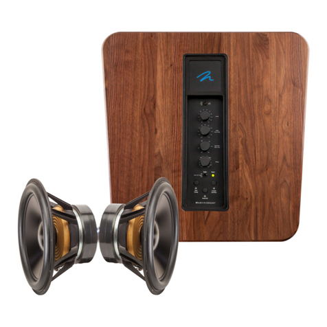 MartinLogan Balancedforce 210 user manual MartinLogan Balancedforce 210 user manual