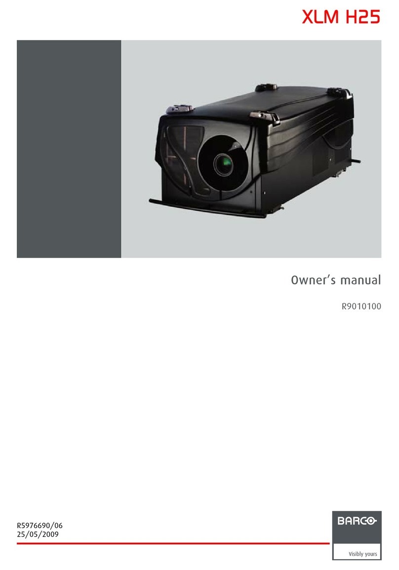 Barco R9010100 User manual