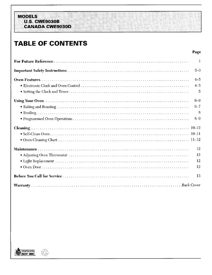 Maytag CWE9030D user manual