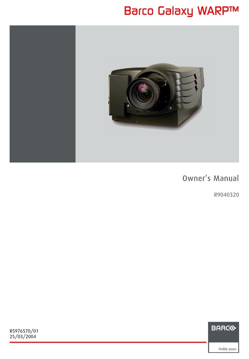 Barco Galaxy WARP R9040320 User manual