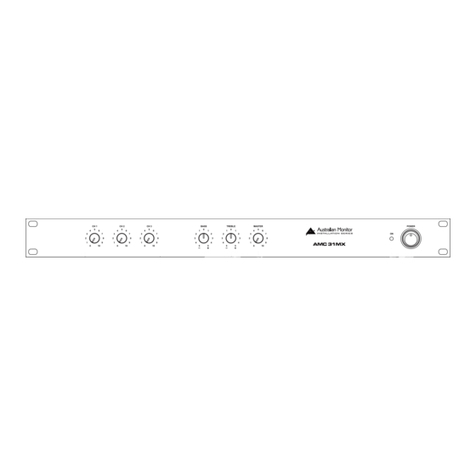 AUSTRALIAN MONITOR AMC MIX Installation and operation manual