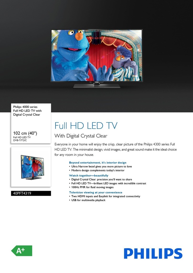 Philips 40PFT4319 User manual