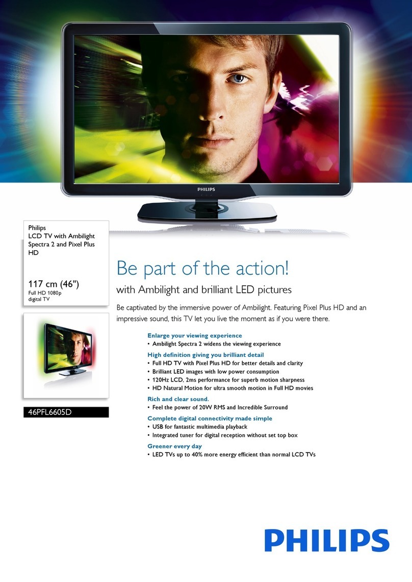 Philips da Vinci 46PFL6605D/77 User manual