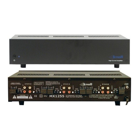 Knoll MX855 installation instructions